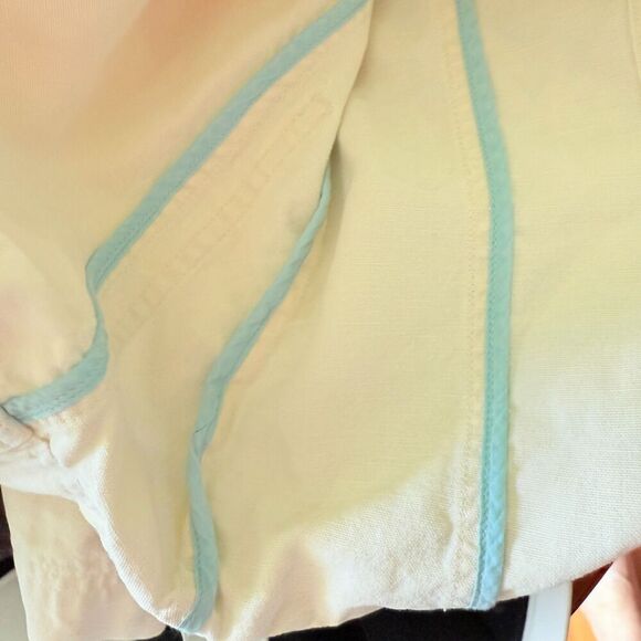 J. Jill Linen Tencel Blend Womens Khaki Lightweight Jacket Summer Spring Cool S - Picture 3 of 6